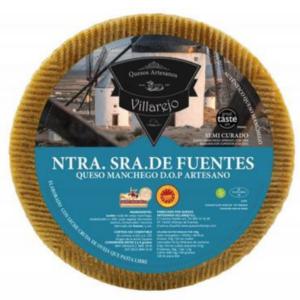 Villarejo Fuentes Semicurafo DOP queso Manchego